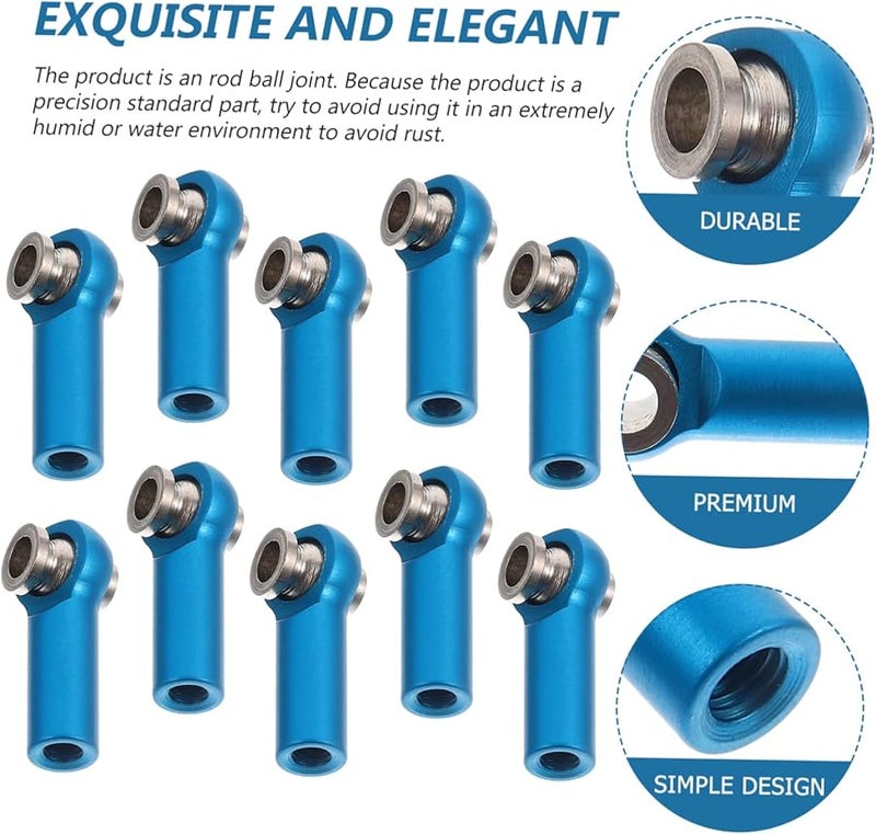 VICASKY 40pcs Blue Aluminum Tie Rod End Link Joint for RC Crawler Trucks - Image 5